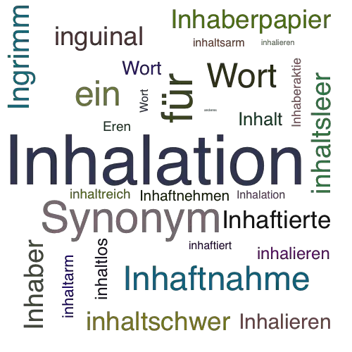 Ein anderes Wort für Inhalieren - Synonym Inhalieren