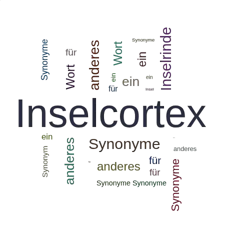 Ein anderes Wort für Inselcortex - Synonym Inselcortex