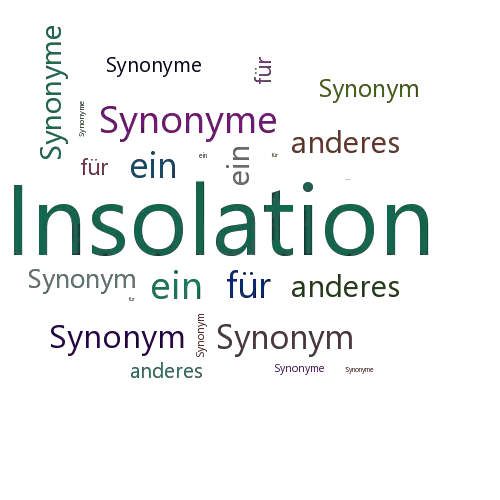 Ein anderes Wort für Insolation - Synonym Insolation
