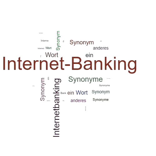 Ein anderes Wort für Internet-Banking - Synonym Internet-Banking