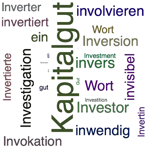 Ein anderes Wort für Investitionsgut - Synonym Investitionsgut