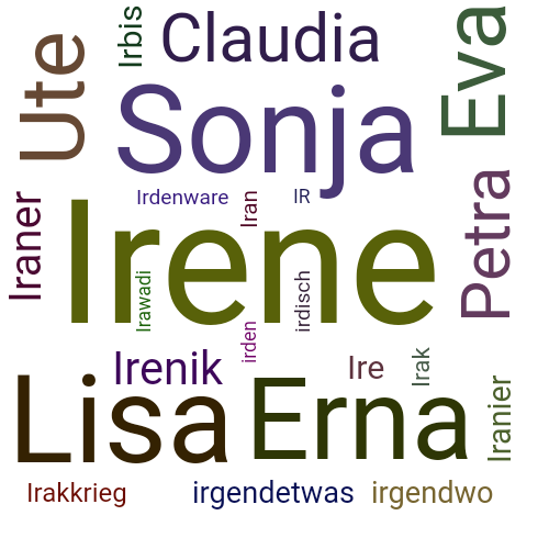 Ein anderes Wort für Irene - Synonym Irene