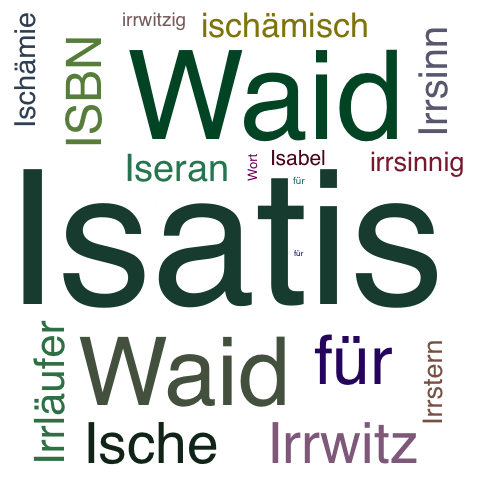 Ein anderes Wort für Isatis - Synonym Isatis