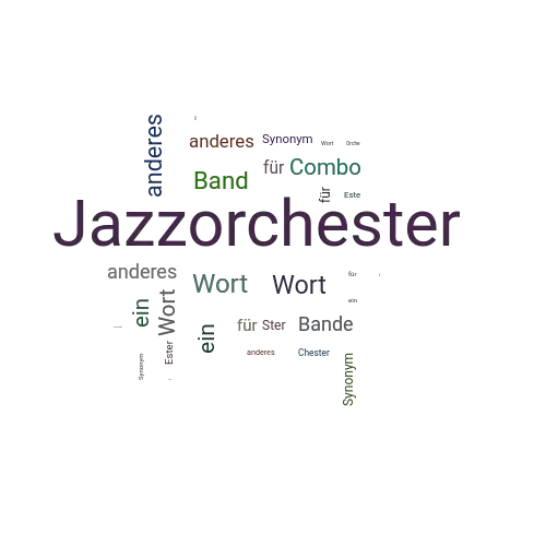 Ein anderes Wort für Jazzorchester - Synonym Jazzorchester