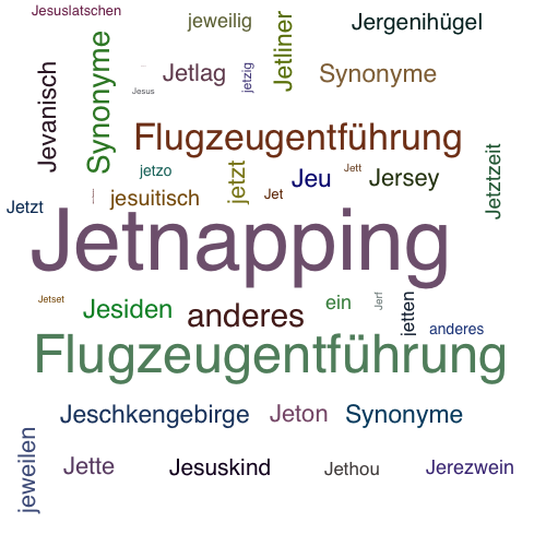 Ein anderes Wort für Jetnapping - Synonym Jetnapping