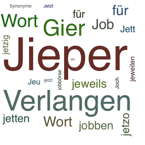 Ein anderes Wort für Jieper - Synonym Jieper