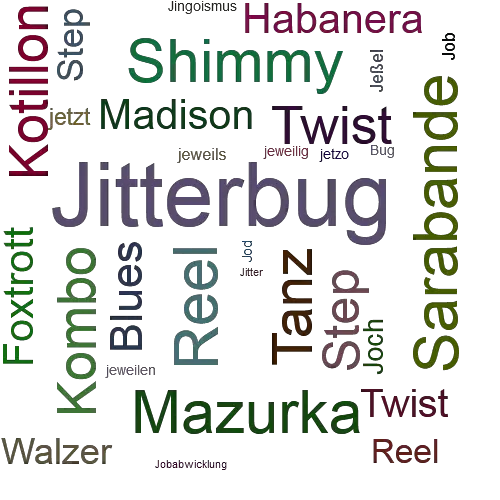 Ein anderes Wort für Jitterbug - Synonym Jitterbug