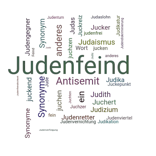 Ein anderes Wort für Judenfeind - Synonym Judenfeind