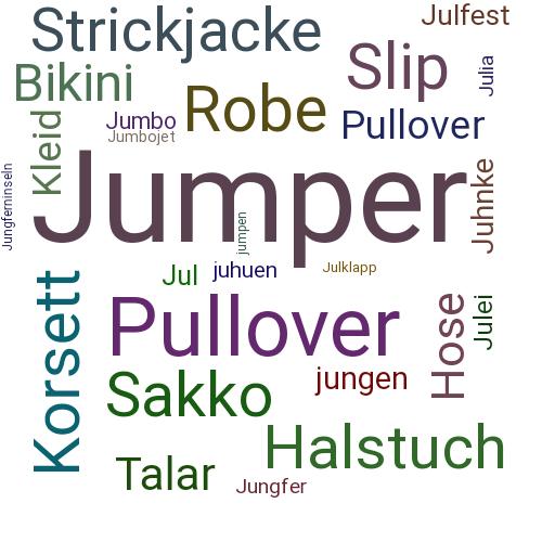 Ein anderes Wort für Jumper - Synonym Jumper