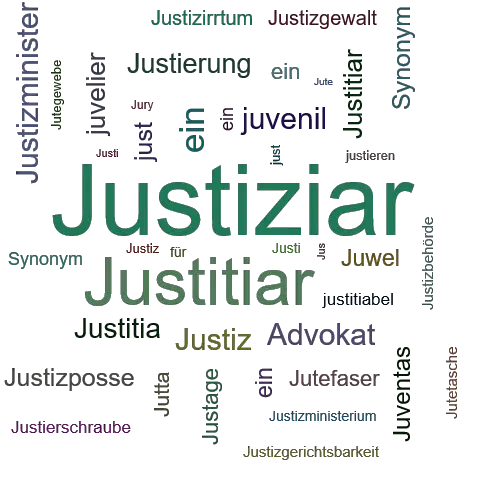 Ein anderes Wort für Justiziar - Synonym Justiziar