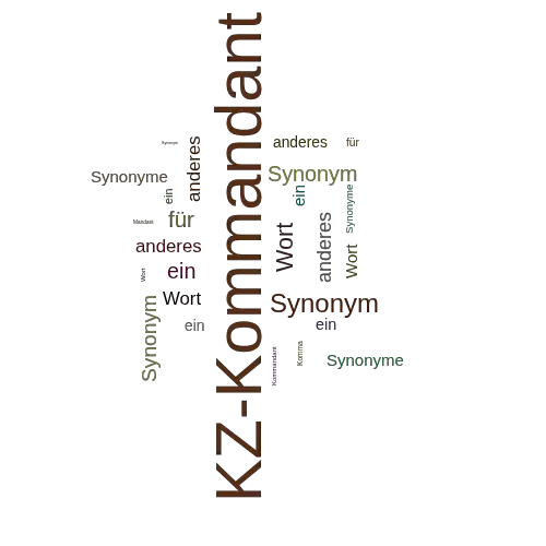Ein anderes Wort für KZ-Kommandant - Synonym KZ-Kommandant