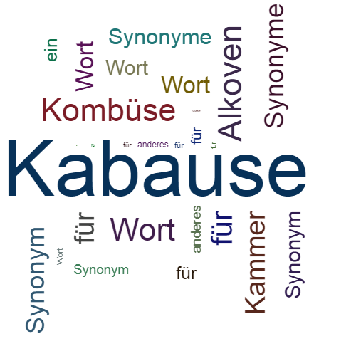 Ein anderes Wort für Kabause - Synonym Kabause