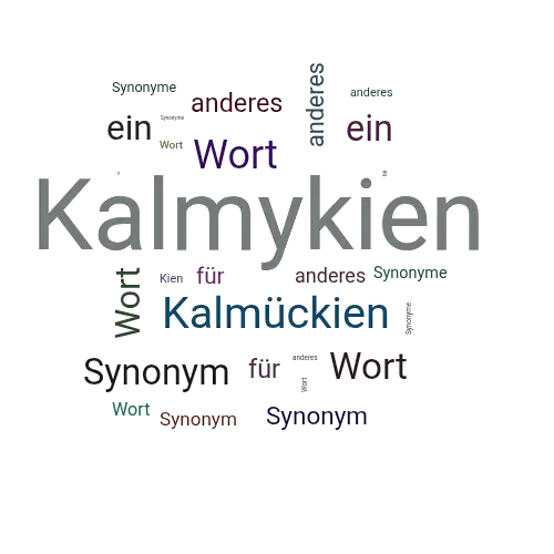 Ein anderes Wort für Kalmykien - Synonym Kalmykien