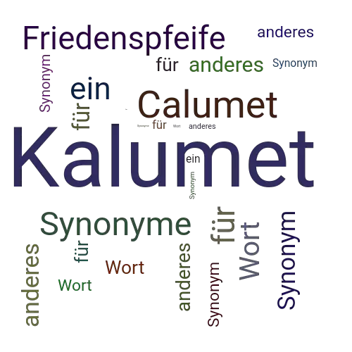 Ein anderes Wort für Kalumet - Synonym Kalumet