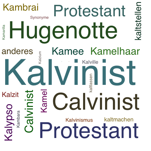 Ein anderes Wort für Kalvinist - Synonym Kalvinist