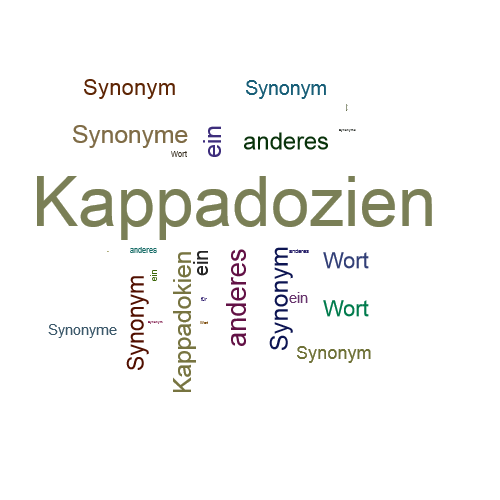 Ein anderes Wort für Kappadozien - Synonym Kappadozien