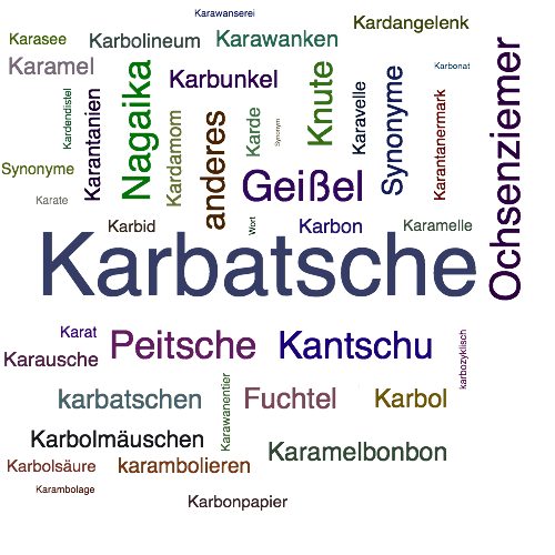 Ein anderes Wort für Karbatsche - Synonym Karbatsche