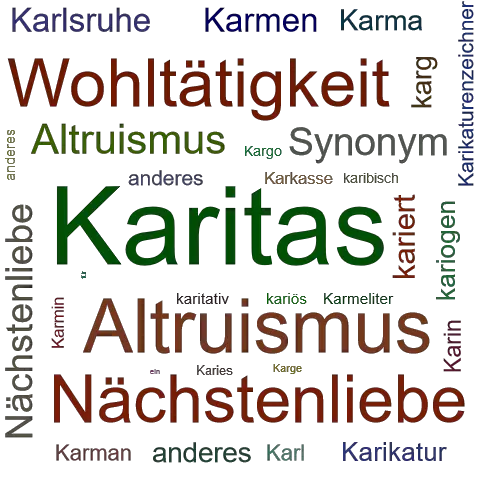Ein anderes Wort für Karitas - Synonym Karitas