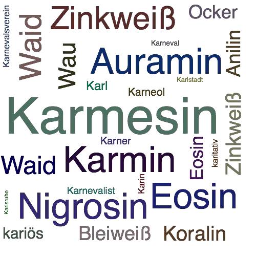 Ein anderes Wort für Karmesin - Synonym Karmesin