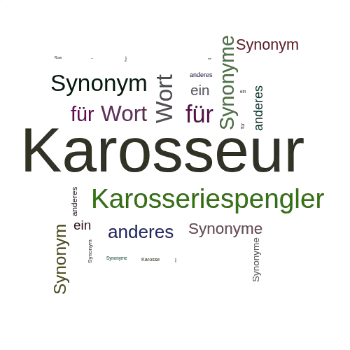 Ein anderes Wort für Karosseur - Synonym Karosseur