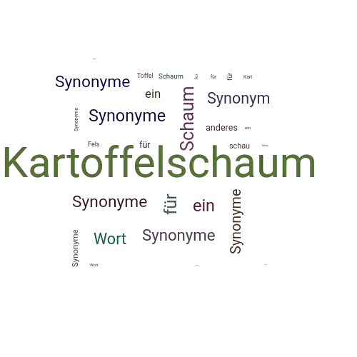 Ein anderes Wort für Kartoffelschaum - Synonym Kartoffelschaum