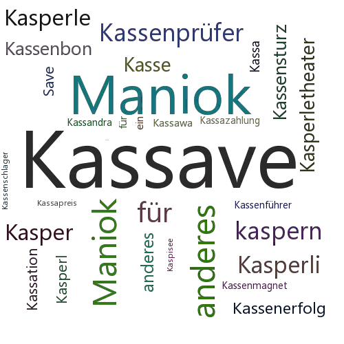 Ein anderes Wort für Kassave - Synonym Kassave