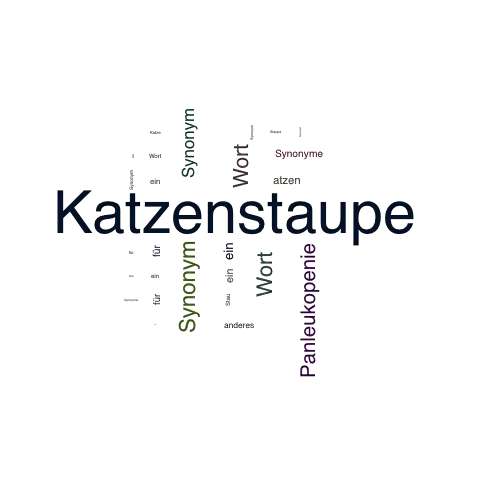 Ein anderes Wort für Katzenstaupe - Synonym Katzenstaupe
