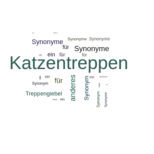 Ein anderes Wort für Katzentreppen - Synonym Katzentreppen