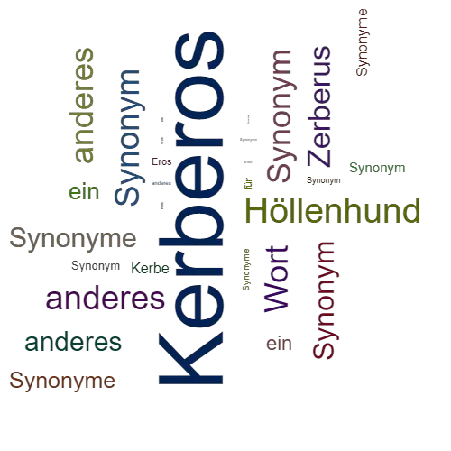 Ein anderes Wort für Kerberos - Synonym Kerberos