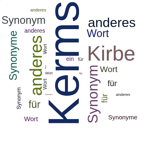Ein anderes Wort für Kerms - Synonym Kerms