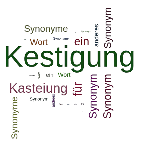 Ein anderes Wort für Kestigung - Synonym Kestigung