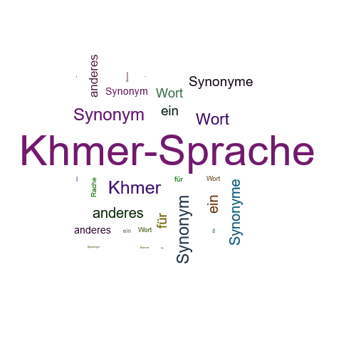 Ein anderes Wort für Khmer-Sprache - Synonym Khmer-Sprache
