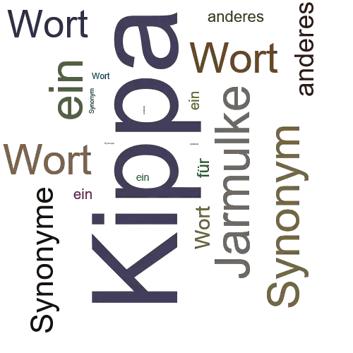 Ein anderes Wort für Kippa - Synonym Kippa