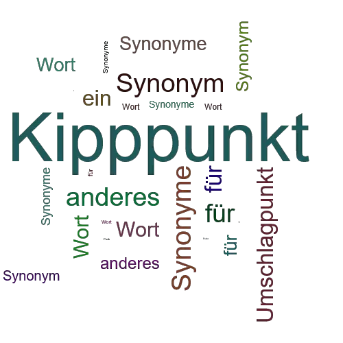 Ein anderes Wort für Kipppunkt - Synonym Kipppunkt