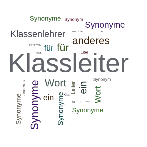 Ein anderes Wort für Klassleiter - Synonym Klassleiter