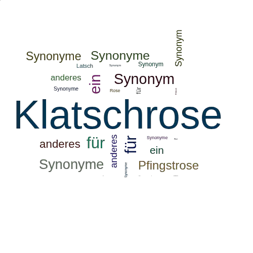 Ein anderes Wort für Klatschrose - Synonym Klatschrose