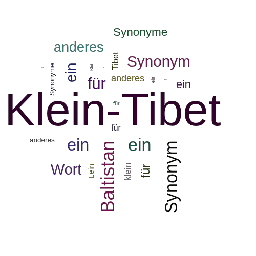 Ein anderes Wort für Klein-Tibet - Synonym Klein-Tibet