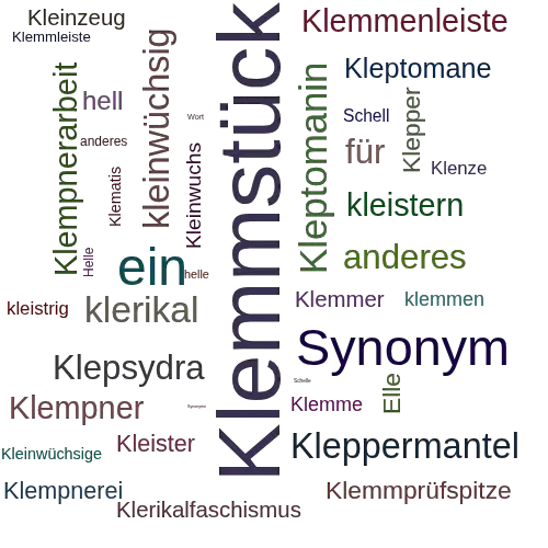 Ein anderes Wort für Klemmschelle - Synonym Klemmschelle