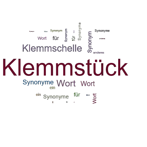 Ein anderes Wort für Klemmstück - Synonym Klemmstück