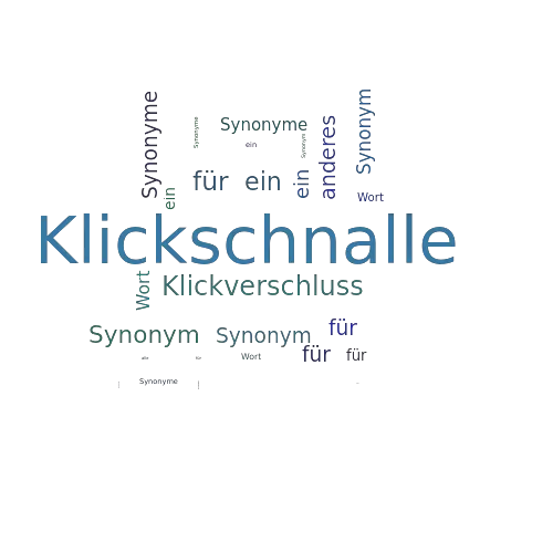 Ein anderes Wort für Klickschnalle - Synonym Klickschnalle