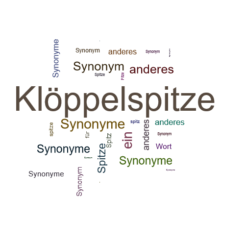 Ein anderes Wort für Klöppelspitze - Synonym Klöppelspitze