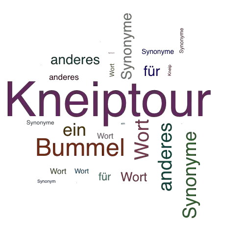 Ein anderes Wort für Kneiptour - Synonym Kneiptour