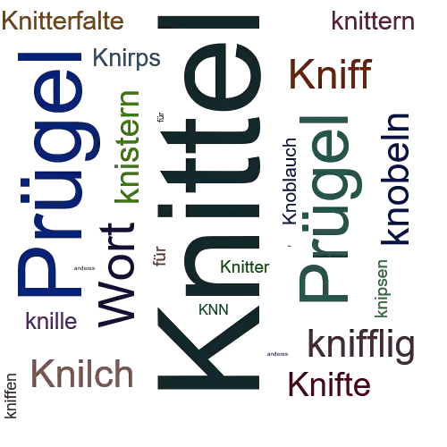 Ein anderes Wort für Knittel - Synonym Knittel