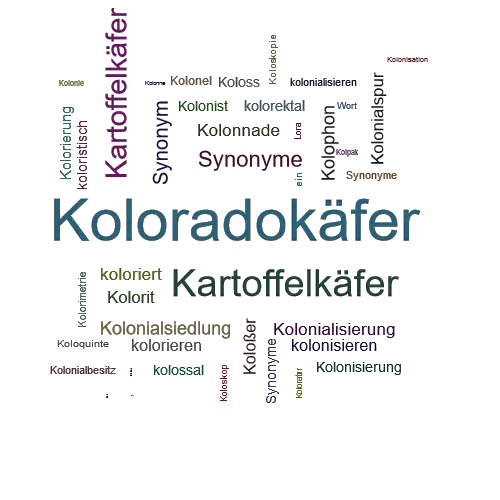 Ein anderes Wort für Koloradokäfer - Synonym Koloradokäfer