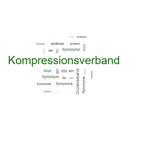 Ein anderes Wort für Kompressionsverband - Synonym Kompressionsverband