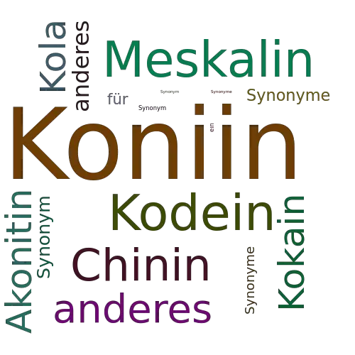 Ein anderes Wort für Koniin - Synonym Koniin