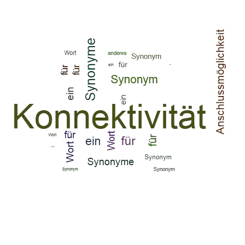 Ein anderes Wort für Konnektivität - Synonym Konnektivität