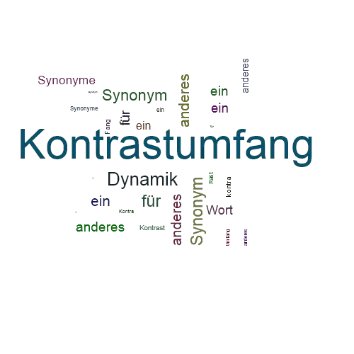 Ein anderes Wort für Kontrastumfang - Synonym Kontrastumfang