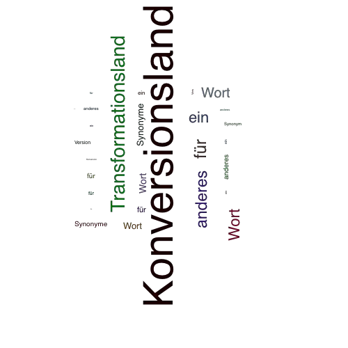 Ein anderes Wort für Konversionsland - Synonym Konversionsland