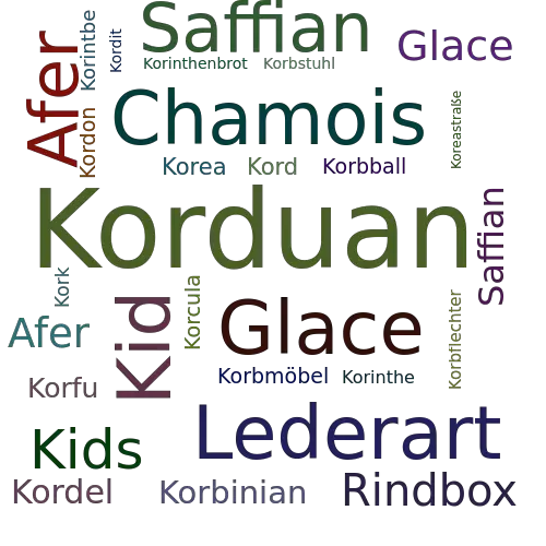 Ein anderes Wort für Korduan - Synonym Korduan